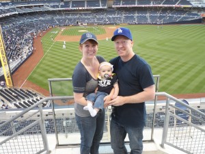 LS's first baseball game!